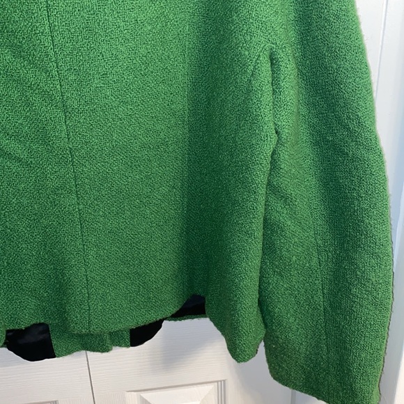 Lafayette 148 NY Green Wool Suit Skirt Set - Picture 7 of 14